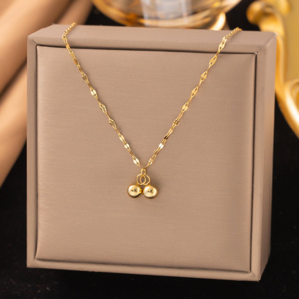 Anti-Tarnish Gold Beads Necklace