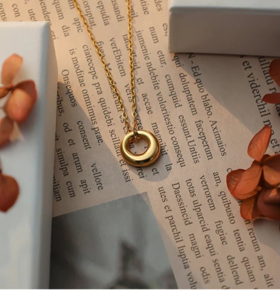 Anti-Tarnish Ring Necklace - Image 3
