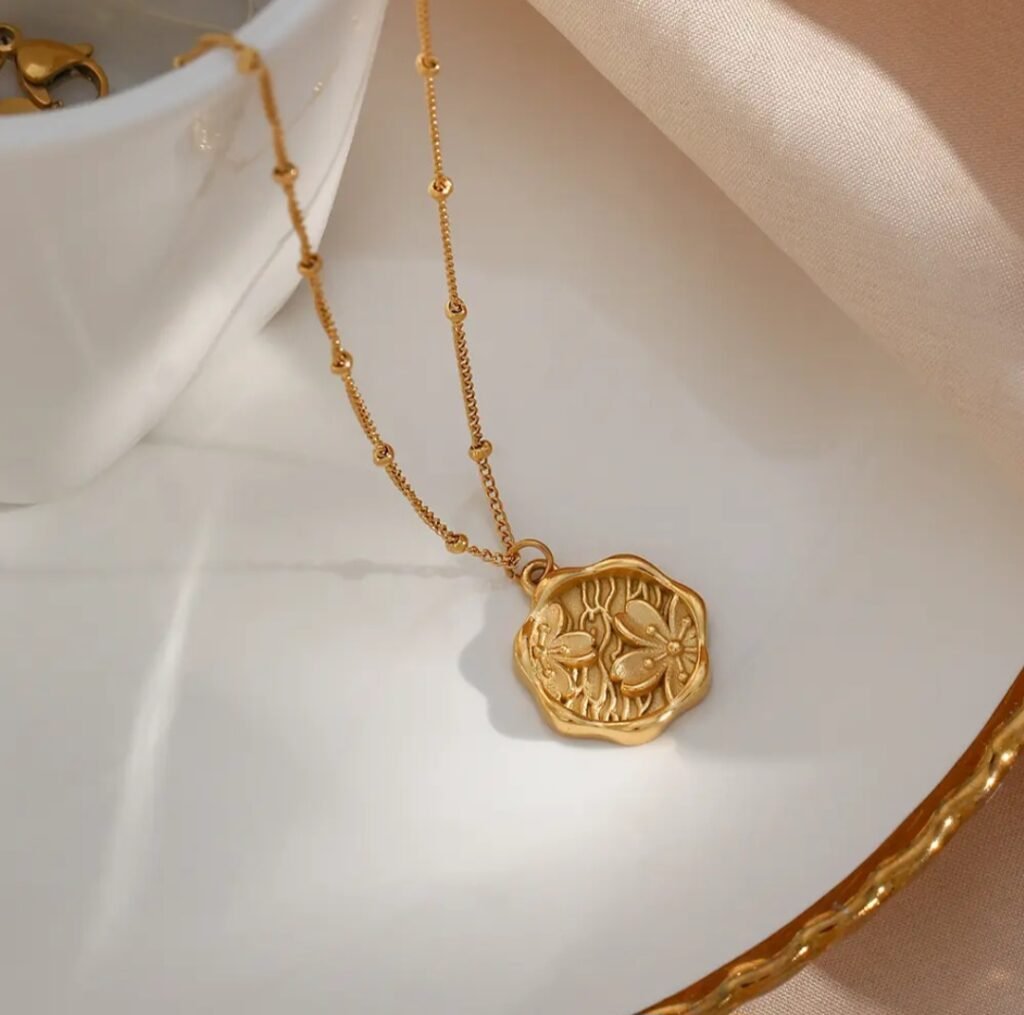 Anti-Tarnish Plum Blossom Necklace