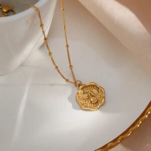 Anti-Tarnish Plum Blossom Necklace